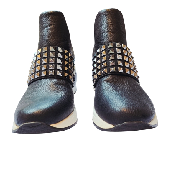 DKNY Borg Studded Slip-On Wedge Sneakers - Picture 2 of 6